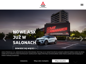 'mitsubishi.pl' screenshot