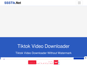 'ssstik.net' screenshot