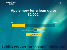 'explorecredit.com' screenshot