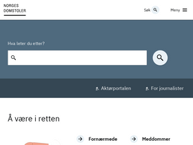 'domstol.no' screenshot
