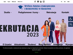 'wszib.edu.pl' screenshot