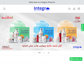 integropharma.com homepage screenshot