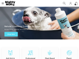 mightymuttlove.com homepage screenshot