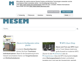 'mesem.de' screenshot