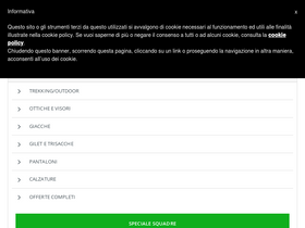 qfabbigliamento.it homepage screenshot