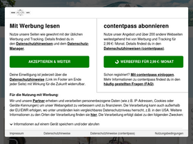 'meineorte.com' screenshot
