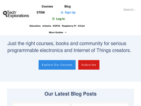 'techexplorations.com' screenshot