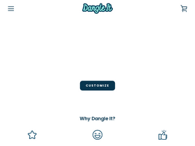 'dangleit.com' screenshot
