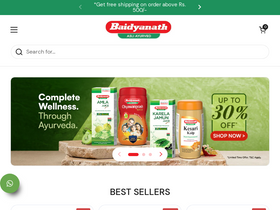 'baidyanath.co' screenshot