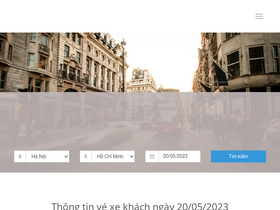 'xekhachxanh.com' screenshot