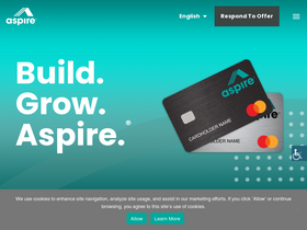 'aspire.com' screenshot