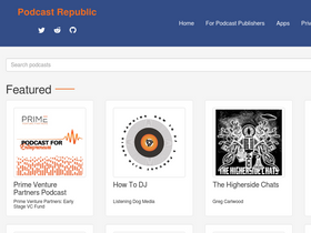 'podcastrepublic.net' screenshot