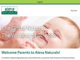 alevanaturals.com homepage screenshot