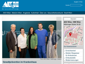 'akhwien.at' screenshot