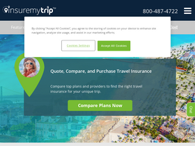 'insuremytrip.com' screenshot