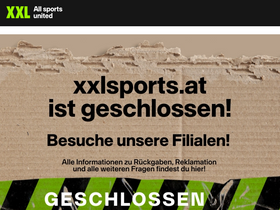 'xxlsports.at' screenshot