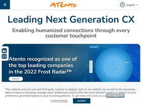 'atento.com' screenshot