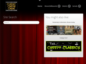 'classiccinemaonline.com' screenshot