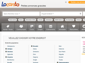 'locanto.ci' screenshot