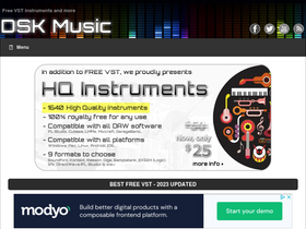 'dskmusic.com' screenshot