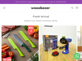 waoobazar.com homepage screenshot