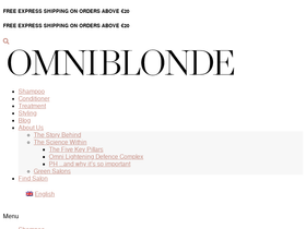 'omniblonde.com' screenshot