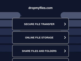 'dropmyfiles.com' screenshot