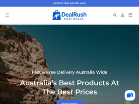 dealrushaustralia.com homepage screenshot