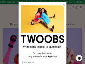 Twoobs homepage screenshot