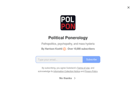 ponerology.substack.com