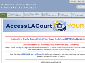 'lacourt.org' screenshot