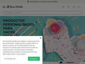 'granvelada.com' screenshot