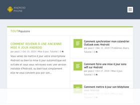 'androidphone.fr' screenshot