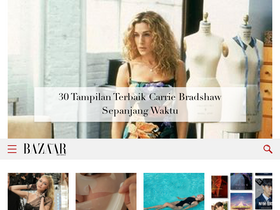 'harpersbazaar.co.id' screenshot