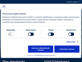 'kansalliskirjasto.fi' screenshot