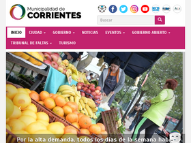 'ciudaddecorrientes.gov.ar' screenshot