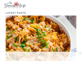 'thegraciouswife.com' screenshot