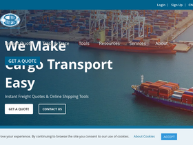 'seabaycargo.com' screenshot