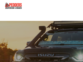 'pedders.com.au' screenshot