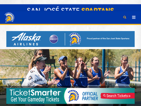 'sjsuspartans.com' screenshot