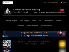 Charitychristmascards homepage screenshot