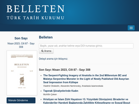 'belleten.gov.tr' screenshot