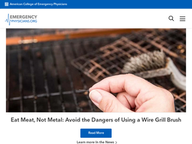 'emergencyphysicians.org' screenshot