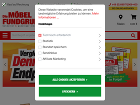 'karriere.moebel-fundgrube.de' screenshot