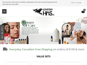 'lovethyhns.ca' screenshot