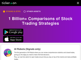 'tickeron.com' screenshot