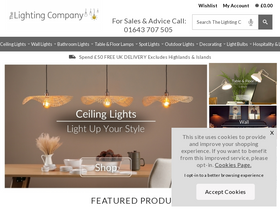 'lightingcompany.co.uk' screenshot