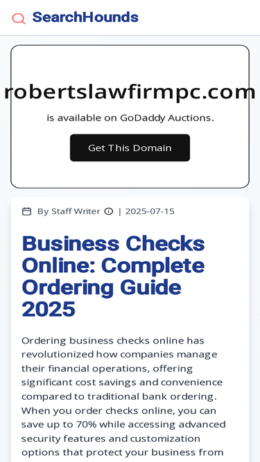 robertslawfirmpc.com