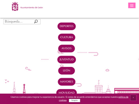 'aytoleon.es' screenshot