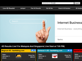 'fast4dking.com' screenshot